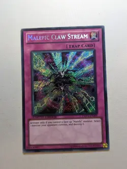 Yugioh Malefic Claw Stream YMP1-EN009 Secret Rare Limited Edition - Image 1