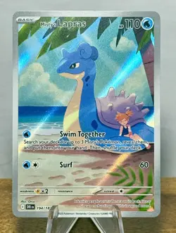 Pokemon Misty's Lapras illustration rare 194/182 Sv10: Destined Rivals Holo - Image 1