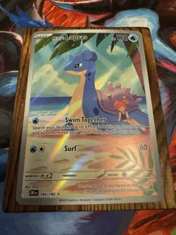 Pokemon TCG Misty's Lapras 194/182 Sv10: Destined Rivals Holo Illustration Rare - Image 4