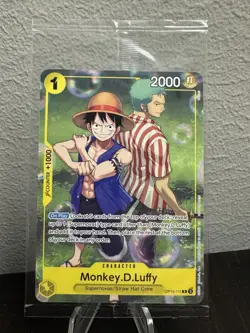 One Piece CCG Monkey.D.Luffy OP10-111 Rare Promo Card Factory Sealed NM/M - Image 1