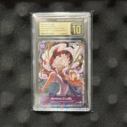 One Piece Monkey D Luffy P-041 1st Anniversary Tournament Winner CGC PRISTINE 10 - Image 1