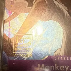 One Piece Monkey D Luffy P-041 1st Anniversary Tournament Winner CGC PRISTINE 10 - Image 5