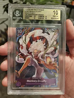 BGS 10 One Piece Monkey D. Luffy P-041 1st Anniversary Tournament Winner - Image 1