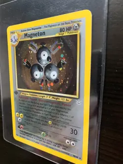 Pokemon Magneton 10/64 Neo Revelation 1st Edition Holo Rare NM - Image 2