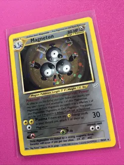Magneton Neo Revelation 1st Edition Holo Rare 10/64 Holo Pokemon TCG MP - Image 3
