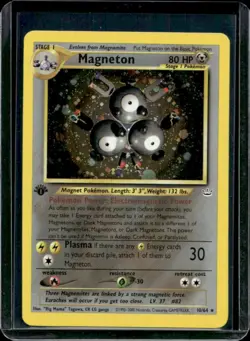 2001 Pokemon Neo Revelation 1st Edition Magneton Holo #10/64 - Image 1