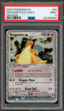 Pokemon Dragonite ex EX Dragon Holo Ultra Rare #90 PSA 9 Mint - Image 1