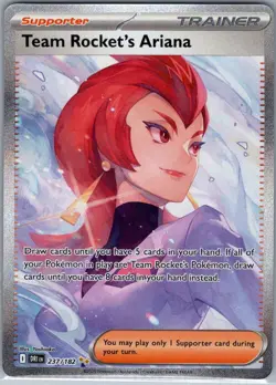 Team Rocket's Ariana 237/182 SV10: Destined Rivals - Pokemon Card - NM - Image 1
