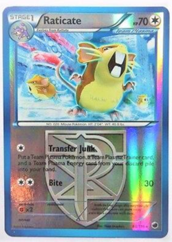 Raticate 88/116 Plasma Freeze | Reverse Holo | NM | Pokemon Trading Card TCG - Image 1