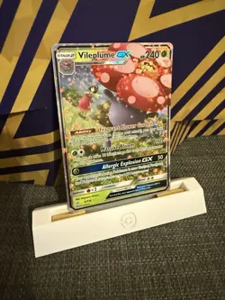 Pokemon Vileplume GX TCG Cosmic Eclipse Holo Card 4/236 Full Art Ultra Rare (NM) - Image 1