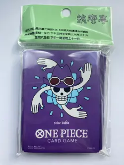 BANDAI ONE PIECE CARD GAME - Card Sleeve Protector Premium Mat Robin 70 pcs - Image 1