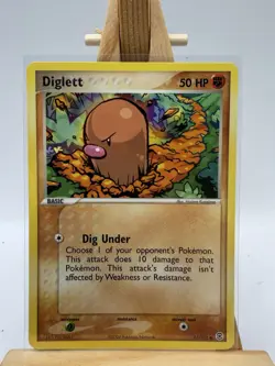 Diglett 61/112 EX FireRed & LeafGreen Non Holo Pokemon Card LP - Image 1