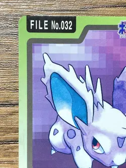 Pokemon Carddass Card Nidoran File No.32 Bandai Pocket Monsters 1997 Japan - Image 3