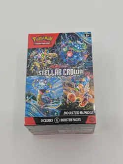 Pokemon TCG Stellar Crown Booster Bundle 6 Pack Factory Sealed - Image 1