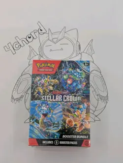Pokemon TCG Stellar Crown Booster Bundle 6 Pack Factory Sealed - Image 2