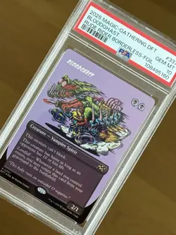 PSA 10 - Bloodghast #337 Rude Riders Borderless Foil - MTG Aetherdrift DFT Magic - Image 3