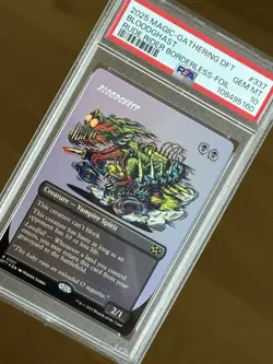 PSA 10 - Bloodghast #337 Rude Riders Borderless Foil - MTG Aetherdrift DFT Magic - Image 4