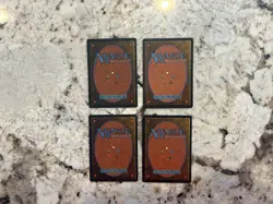 Blue Elemental Blast x4 Magic the Gathering Revised Blue Elemental Blast Played - Image 2