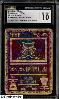 2000 Pokemon Movie 2000 Promo Ancient Mew CGC 10 GEM MINT #2 - Image 1