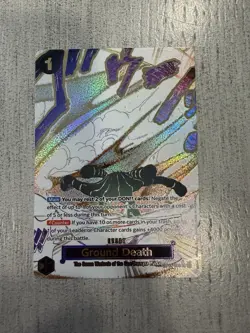 Ground Death (Alt Art) OP14-096 R THE AZURE SEA'S SEVEN English Event Manga - Image 1
