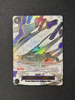 Ground Death (Alt Art) OP14-096 R THE AZURE SEA'S SEVEN English Event Manga - Image 1