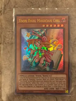 Toon Dark Magician Girl - DUPO-EN041 - Ultra Rare - 1st Edition Yugioh US Print - Image 1
