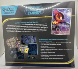 Pokemon Mega Evolutions Phantasmal Flames Elite Trainer Box ETB - Factory Sealed - Image 2