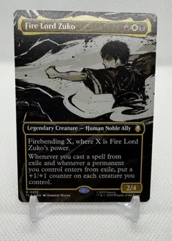 Near mint Fire Lord Zuko NON-foil MTG Avatar 0315 - Image 1