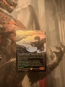 Fire Lord Zuko - FOIL Borderless Rare - MTG Avatar The Last Airbender - 0315 NM - Image 1