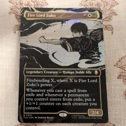 Fire Lord Zuko (Borderless Foil) 0315 TLA - MTG - NM - Image 1