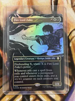 FOIL Fire Lord Zuko (Borderless) 0315 MTG Avatar: The Last Airbender - NM/M 🔥 - Image 3