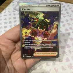 Kieran 218/167 Special Illustration Rare SIR Twilight Masquerade Pokemon TCG NM - Image 1