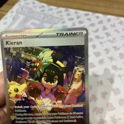 Kieran 218/167 Special Illustration Rare SIR Twilight Masquerade Pokemon TCG NM - Image 4