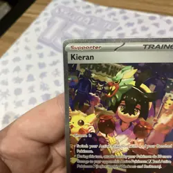 Kieran 218/167 Special Illustration Rare SIR Twilight Masquerade Pokemon TCG NM - Image 5