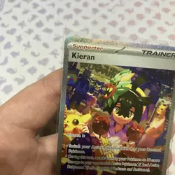 Pokemon TCG Kieran 218/167 Special Illustration Rare SIR Twilight Masquerade NM - Image 2