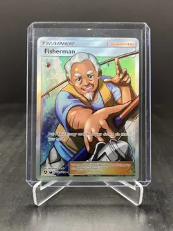 2019 Pokemon Hidden Fates: Shiny Vault Fisherman Full Art Holo #SV83/SV94 - Image 1