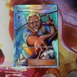 Pokemon Fisherman SV83/SV94 Hidden Fates: Shiny Vault Shiny Holo Rare NM - Image 1