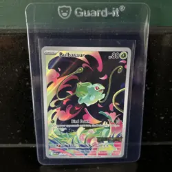 Pokemon TCG Card Bulbasaur 133/132 Mega Evolution Box Topper Stamped Promo - NM - Image 1