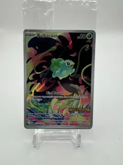 Pokemon TCG Mega Evolution 133/132 Bulbasaur Stamped SEALED Promo Card - Image 1