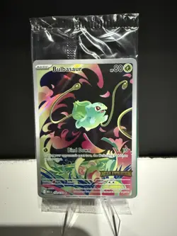 Bulbasaur 133/132 - Stamped SEALED Promo Mega Evolution Pokemon TCG - NM Card - Image 1