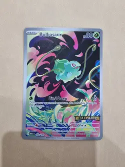 Bulbasaur Stamped Promo Card 133/132 Pokemon TCG Mega Evolution MINT - Image 1