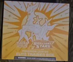 🔥 Brilliant Stars Pokemon Center Elite Trainer Box ETB Pokemon TCG Sealed!!! 🔥 - Image 1