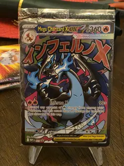 *SEALED* Mega Charizard X ex 023 & Oricorio ex 024 Black Star Promo UPC Pokemon. - Image 2