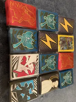 Pokemon TCG ETB Card Sleeves - Lot of 12 Sealed 65ct Sleeve Packs - Image 1