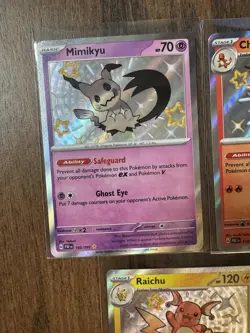 Pokemon TCG - Paldean Fates - Baby Shiny Bundle X5 Cards Inc Mimikyu, Snorlax! ✅ - Image 2
