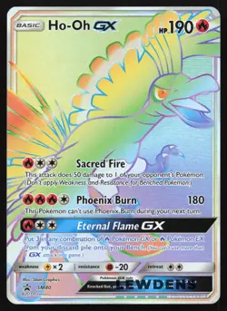 Ho-oh GX - SM80 - Hyper Rare - Sun & Moon Black Star Promo - Pokemon Card - 1 - Image 1