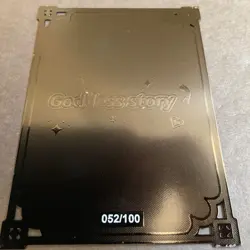 Goddess Story Gold METAL Card - Maiden Party - Serial Number #/100! Anime Girl - Image 5