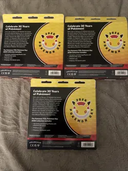 NEW Pokemon Trading Card Game : Pokemon Day 2026 Collection (Lot of 3) - Image 5