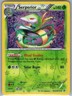 Serperior RC3/RC25 Holo Legendary Treasures: Radiant - Pokemon Card - NM - Image 1
