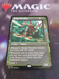 Mtg. Hedge Shredder. Showcase. Duskmourn. Pack Fresh - Image 1